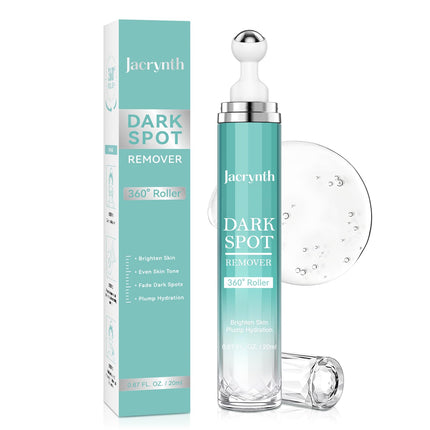 JACRYNTH Face and Body 20ml Dark Spot Remover with 360°Roller Massage Ball