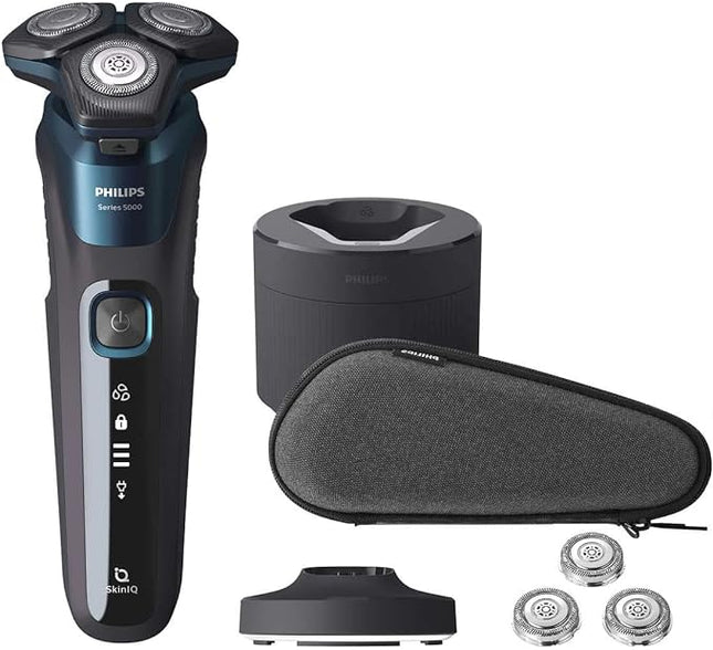 Philips Shaver Series 5000 Wet & Dry Electric Shaver with Quick Cleaning Pod  S5889/94