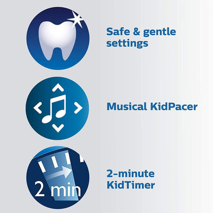 Philips Sonicare for Kids Pink Rechargeable Electric Toothbrush, HX6351/41