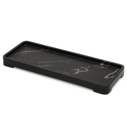 Suanti Bathroom Sink Vanity Tray (Black, Small)