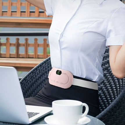 Portable Menstrual Heating Pad 4 Gears Reduce Pain Waist Cramp Support Heating Belt for Uterus Stomach Back or Belly Heating Pad for Women and Girl Ideal for Girlfriend