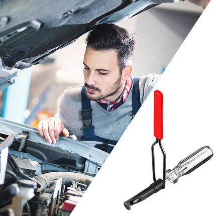 TSUGAMI Car Valve Adjustment Tool, 10mm Jam Nut Slotted Valve Adjusting Stud with Screwdriver Spring Lapping Grinding Removal Tool, Auto Accessories, Compatible with Japanese Vehicle