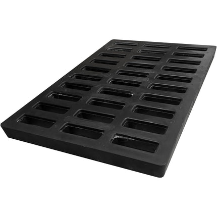 Natotela Fiberglass Cacth Basin Grate-24x16in Square Outdoor Drain Grate for Concrete Cacth Basin,Durable Flat Drainage Grate for Downspout Sewer Lawn Yard Lawn Patio Inlet(23.6x15.75in)