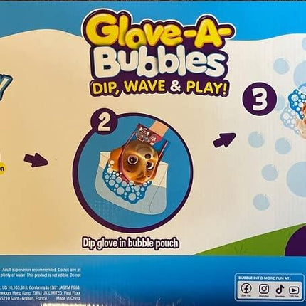 ZURU Bubble Wow Paw Patrol Wow Glove-A-Bubbles Wave & Play- 8 Bubble Gloves
