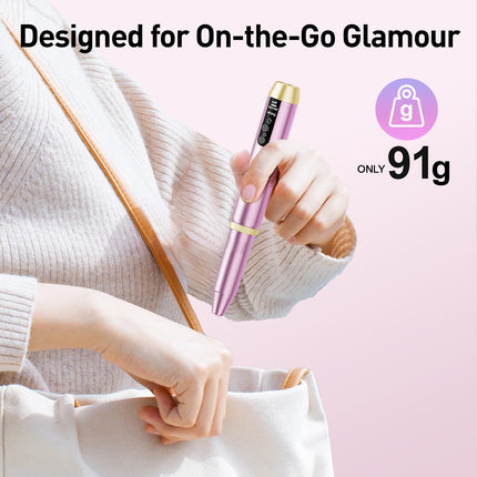 Beloving Nail Drill, Rechargeable Cordless Nail Drill Machine Portable Electric Nail Drill, 20000RPM Professional Electric Nail File for Acrylic Gel Nails - Purple