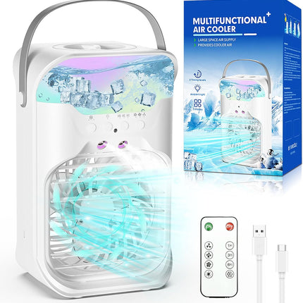 Portable Air Conditioner Cooling Fan with Remote
