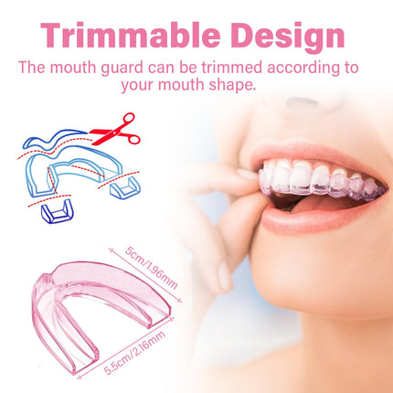 PDTXCLS Teeth Grinding Mouth Guard for Grinding Teeth, Anti Snoring Devices