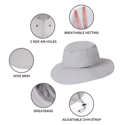 Tibeha Unisex UPF 50+ Mosquito Head and Bug Net Hat, Sun Protection