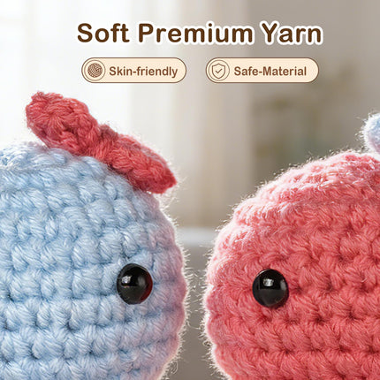 Ktmeor Crochet Octopus Starter Kit for Beginners