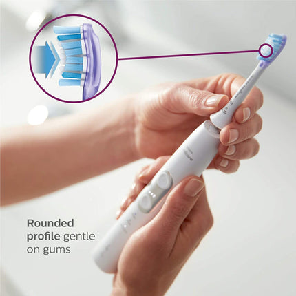Philips Sonicare G3 Two-in-One - Genuine Replacement Electric Toothbrush Heads, White, 2 Pack, HX9052/65