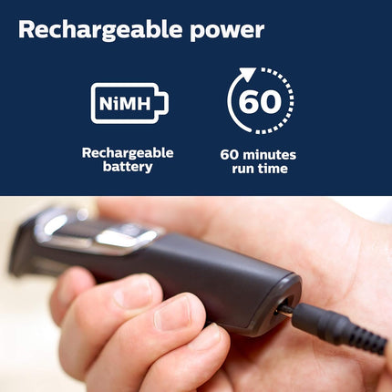 Philips Multigroom Series 3000 Cordless with 10 Trimming Accessories, Lithium-Ion and Storage Bag, MG3750/10