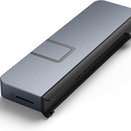 HyperDrive Duo 7-in-2 MacBook USB C Hub — USB Hub for Mac Pro 14” & 16” — (HD575-Gray)