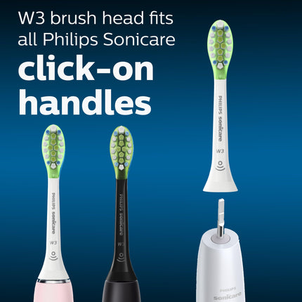 Philips Sonicare Premium White RFID Replacement Brush Heads, White, 2 Pack, HX9062/65