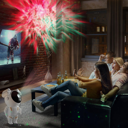 SIGEMIQI Star Astronaut Nebula Galaxy Projector w/ Remote Control Timing & 360°Rotation Magnetic Head