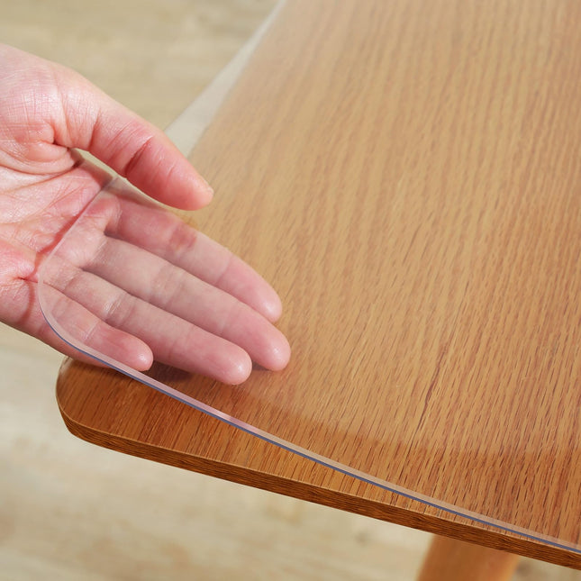 Warmstar 24x48" 2mm thick Clear PVC Rectangle Cover Protector Mat for Kitchen, Dresser, Dining Table, Desk X003VCEACT