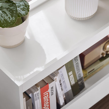 SoBuy Bedside Table Nightstand Side Table End Table Sofa Table Lamp Table for Living Room,Bedroom,White