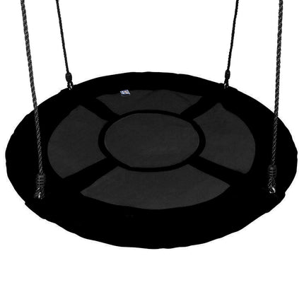 Disc Giant Nest Web Rope Hanging Tree Swing Seat Set Heavy Duty Easy to Set Up for Kids Children Adult Outdoor Backyard Garden 40"/24"