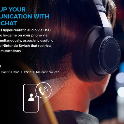 Creative SXFI AIR Gamer USB-C Gaming Headset with Bluetooth 4.2