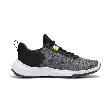 PUMA Golf Unisex-Child Fusion Crush Sport Jr Golf Shoes, Puma Black-Electric, 4 Big Kid