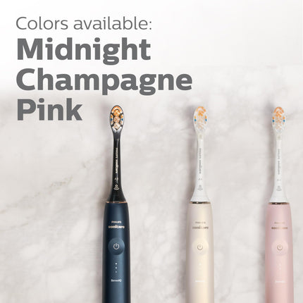 Philips Sonicare DiamondClean Prestige 9900, Rechargeable Electric Toothbrush with SenseIQ, Midnight, HX9990/12