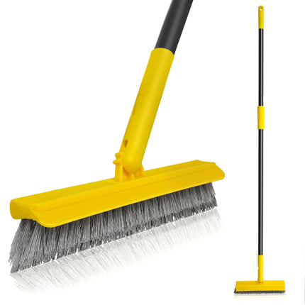 DALIPER 2 in 1 Grout Brush with 49.6" Swivel Long Handle