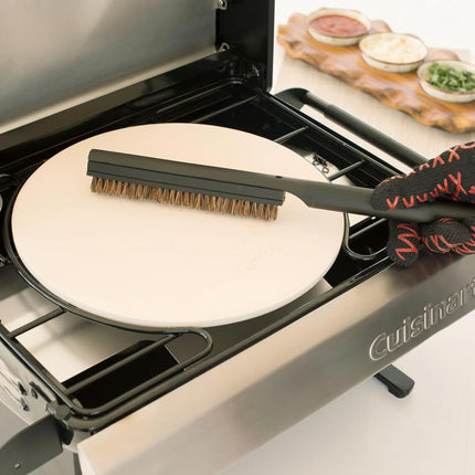 Cuisinart CCB-399 Pizza Stone Cleaning Brush, Silver/Black