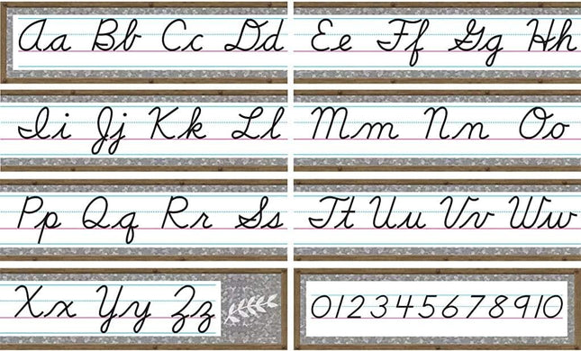 Teacher Created Resources Home Sweet Classroom Cursive Mini Bulletin Board (TCR8884)