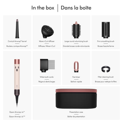 Dyson Airwrap i.d.™ multi-styler and dryer Curly+Coily in (Ceramic Pink) NEW OPEN BOX