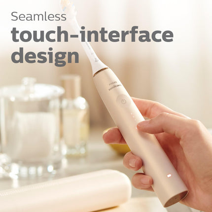 Philips Sonicare DiamondClean Prestige 9900, Rechargeable Electric Toothbrush with SenseIQ, Champagne, HX9990/11