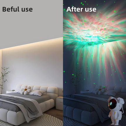 SIGEMIQI Star Astronaut Nebula Galaxy Projector w/ Remote Control Timing & 360°Rotation Magnetic Head