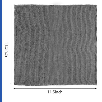 Aahanic Microfiber All-Purpose Cleaning Cloth, Pack of 12, Used for Cars, Kitchen, Dishes etc