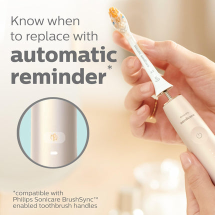 Philips Sonicare A3 Premium All-in-One, Genuine Replacement Toothbrush Heads, White, 2 Pack, HX9092/65