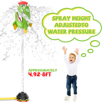 Skirfy Water Rocket Launcher for Kids Toys,Summer Water Sprinkler for Kids,Outdoor Water Toy Backyard Lawn Birthday Gift for Girls Boys Age 3 4 5 6 7 8 Year Old
