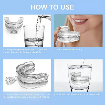MIRORA Unisex Effective Snoring Solution & Reusable Snore Guard Anti-Snoring Mouthpiece
