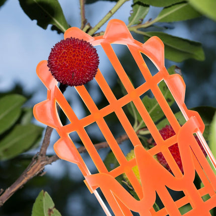Luxshiny 2 Pack Fruit Picker Baskets with Stem Cutter for Garden and Orchard Use Portable Mango Pear Picking Tool Without Pole 7.87X3.54X3.54 Inches