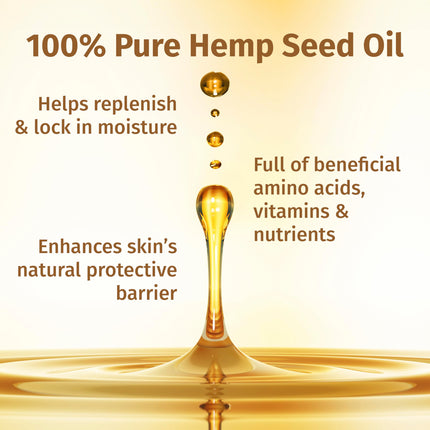 HEMPZ Buttercream Cake Daily Moisturizing Cream, Shea Butter, Agave, Rice, Oat 500ml Hand & Body Moisturizer Hemp Seed Oil