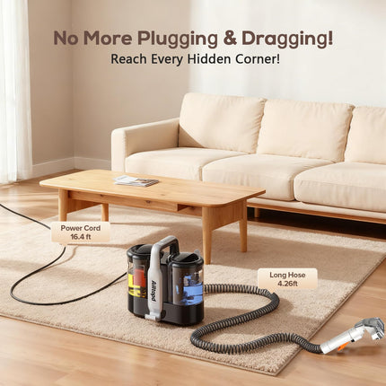 AILLTOPD C5 Portable Carpet &15Kpa Powerful Suction Upholstery Deep Stain Cleaning Spot Cleaner Vacuum
