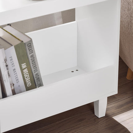 SoBuy Bedside Table Nightstand Side Table End Table Sofa Table Lamp Table for Living Room,Bedroom,White