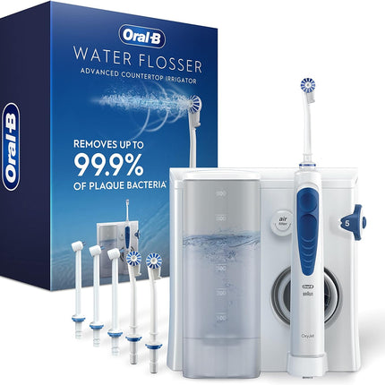 Oral-B Water Flosser, Oral Irrigator Handle with 6 Nozzles