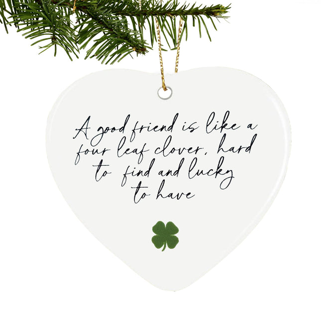 HENKNJAR Friendship Ornaments Gift for Women Men Christmas Ornaments Tree Hanging Survivor Decoration Gift for Xmas Garland Wreath Decor Party Family Friendship Present