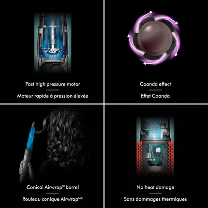 Dyson Airwrap i.d.™ multi-styler and dryer Curly+Coily in (Ceramic Pink) NEW OPEN BOX