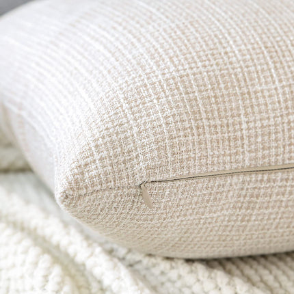OTOSTAR Linen Throw Pillow Covers Set of 2 Decorative Square Pillowcases Cushion Covers 16x16 Inch for Home Decor Sofa Bedroom Car 40 x 40CM