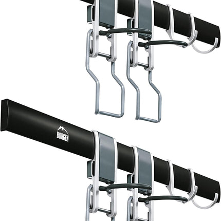 Borgen bike wall mount for 4 Bikes with Accessories