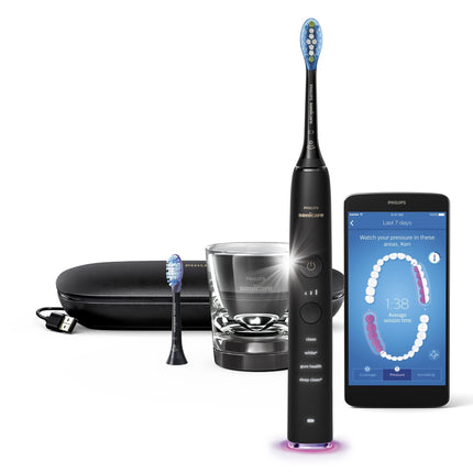 Philips Sonicare DiamondClean Smart 9350 Rechargeable Electric Toothbrush (Black)