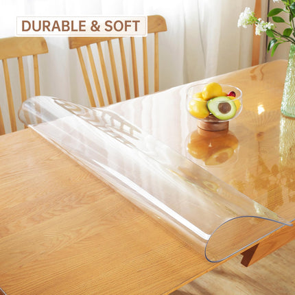 Warmstar 24x48" 1.5mm thick Clear PVC Rectangle Cover Protector Mat for Kitchen, Dresser, Dining Table, Desk X003Q81T0Z