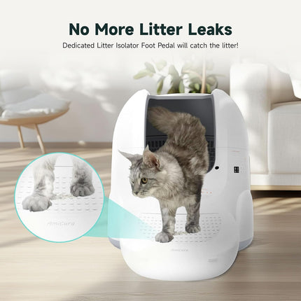 Amicura Self Cleaning Cat Litter Box Cura 2 NEW OPEN BOX