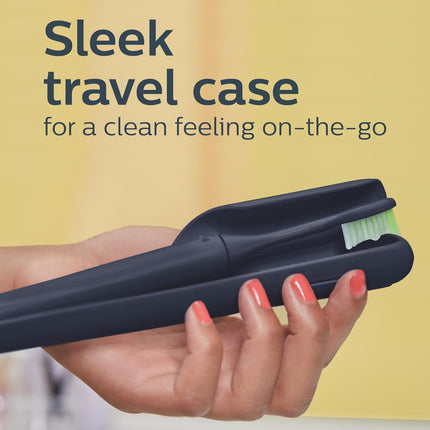 PHILIPS One By Sonicare Battery Toothbrush, Midnight, Hy1100/04