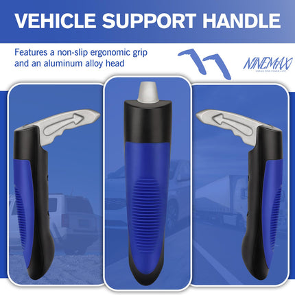 NINEMAX Portable 2pcs of Car Door Handle Assist, Travel Auto Cane Grab Handle Support, Helper Handy Bar Assistant for Senior