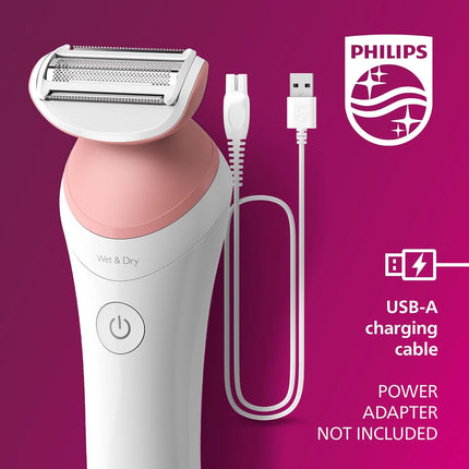 (New Open)Philips Female Grooming Lady Shaver Series 6000 BRL146/00