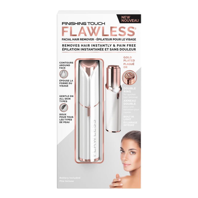 Finishing Touch Flawless Facial Hair Remover, White